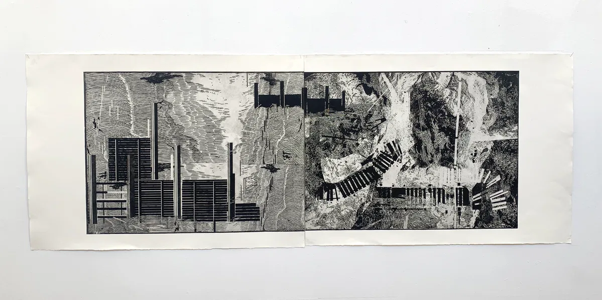 Lise sea wall print 1