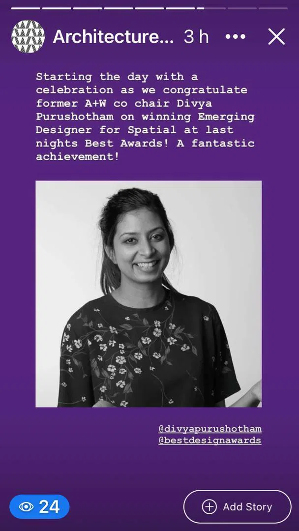 Divya purushotham wins emerging designer in best award 02