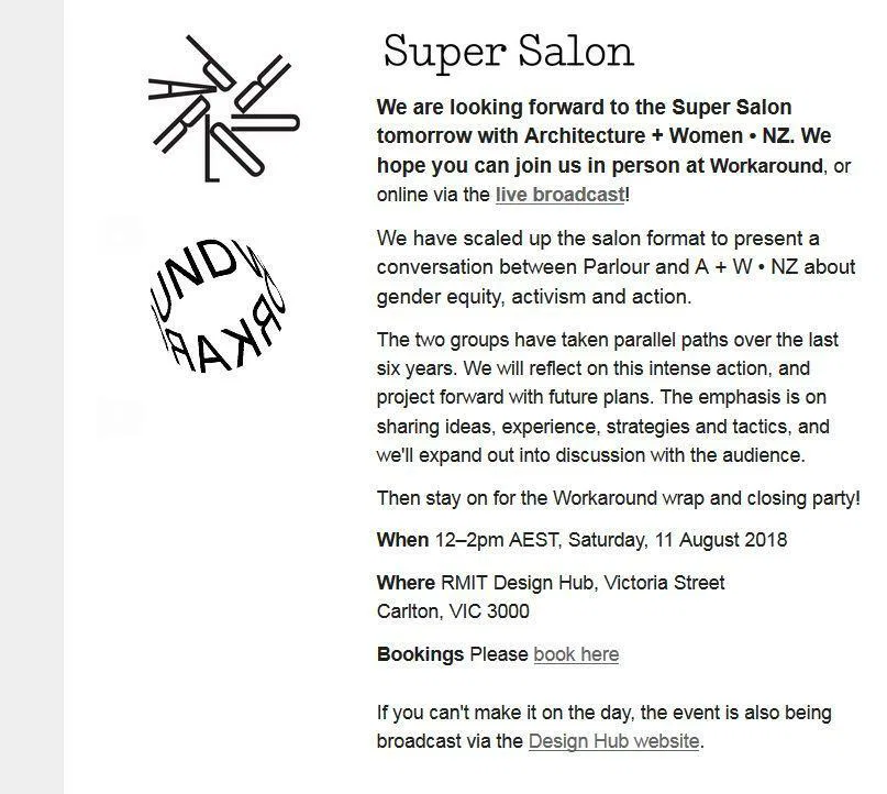 Parlour super salon at rmit s workaround 04
