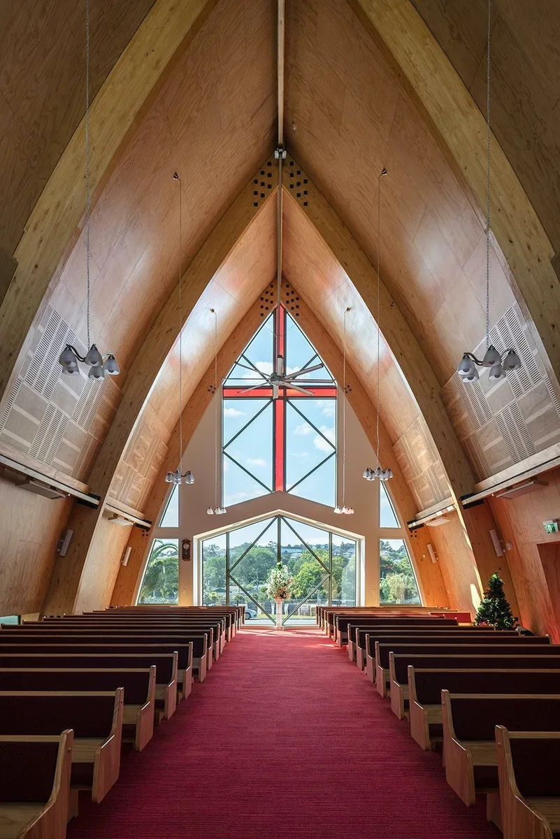 AW Tuvalu Community Church Church interior east view credit Simon Devitt