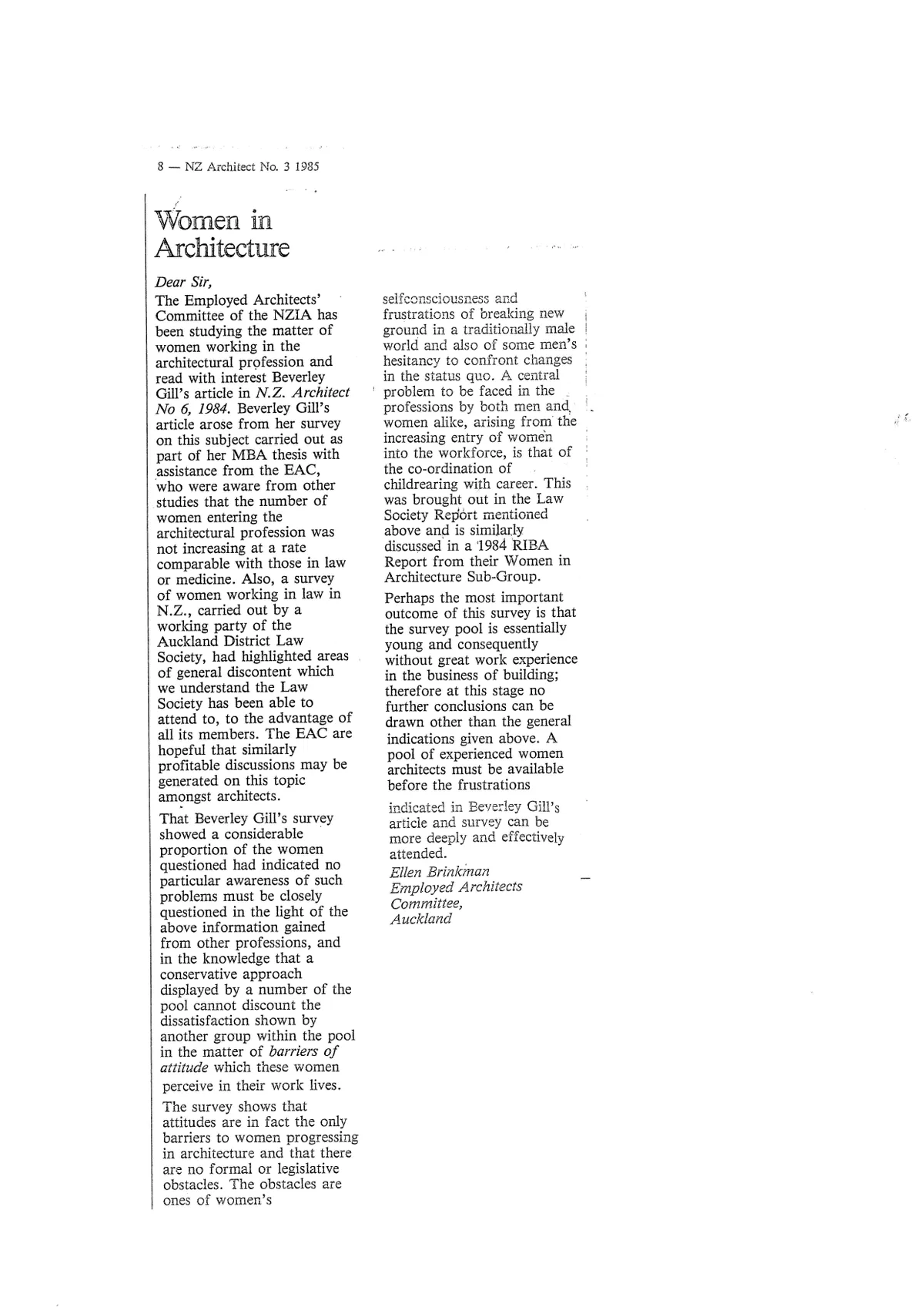 JT Women Arch NZ Architect Gill Report 1984 51 Page 3