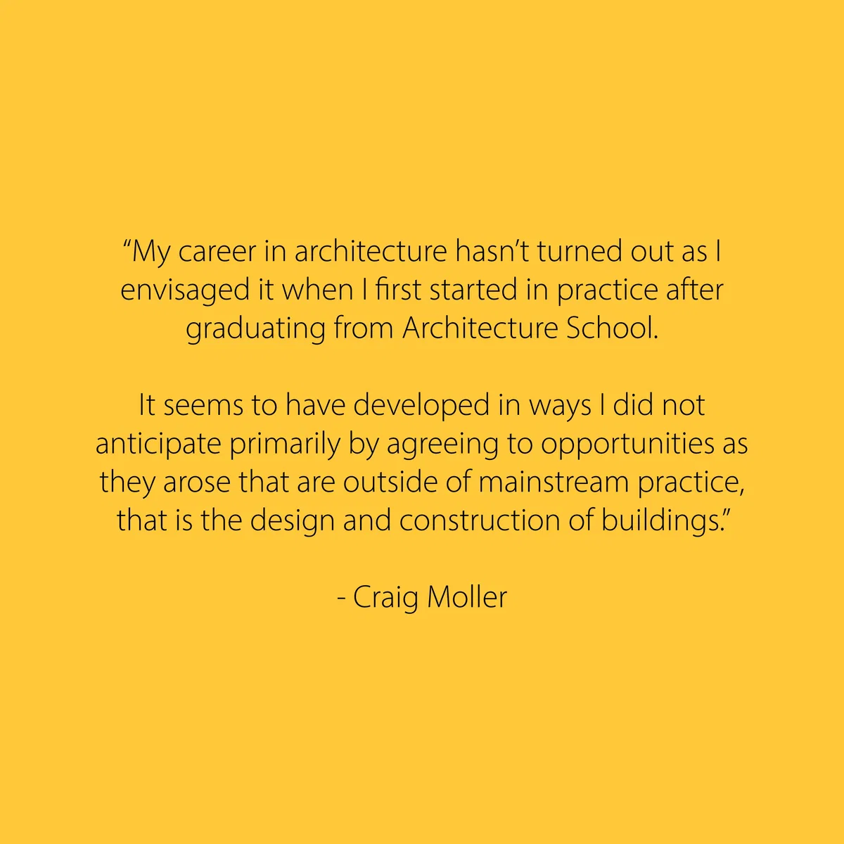 Mentor Craig Moller Quote