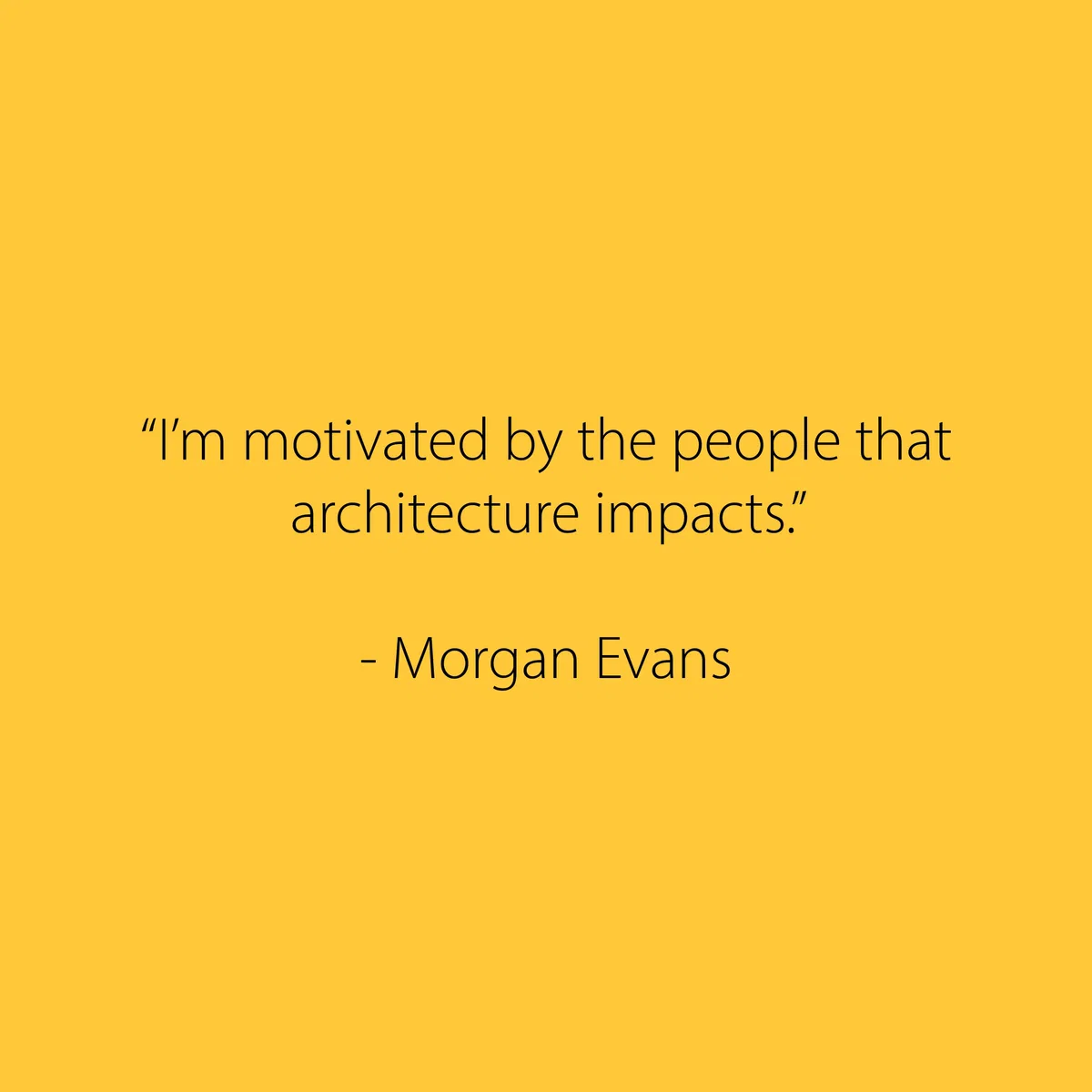 Mentor Morgan Evans Quote