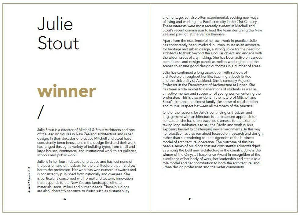 Gold julie stout gold medal winner 2021 09