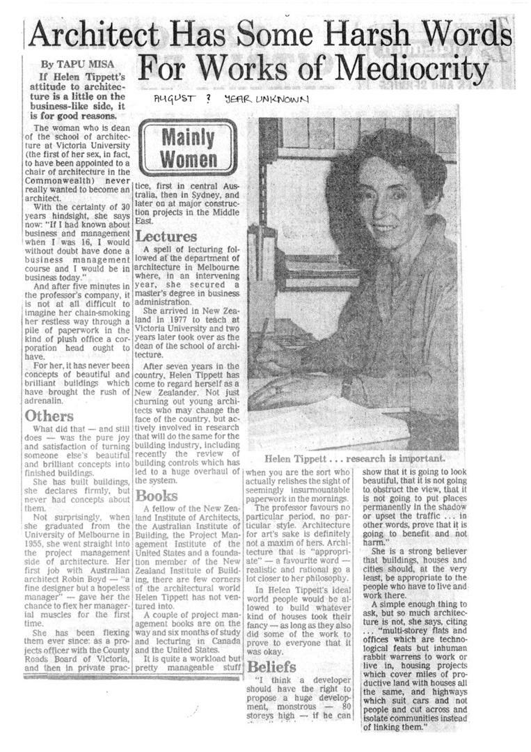 Helen tippett obituary by john gray 05