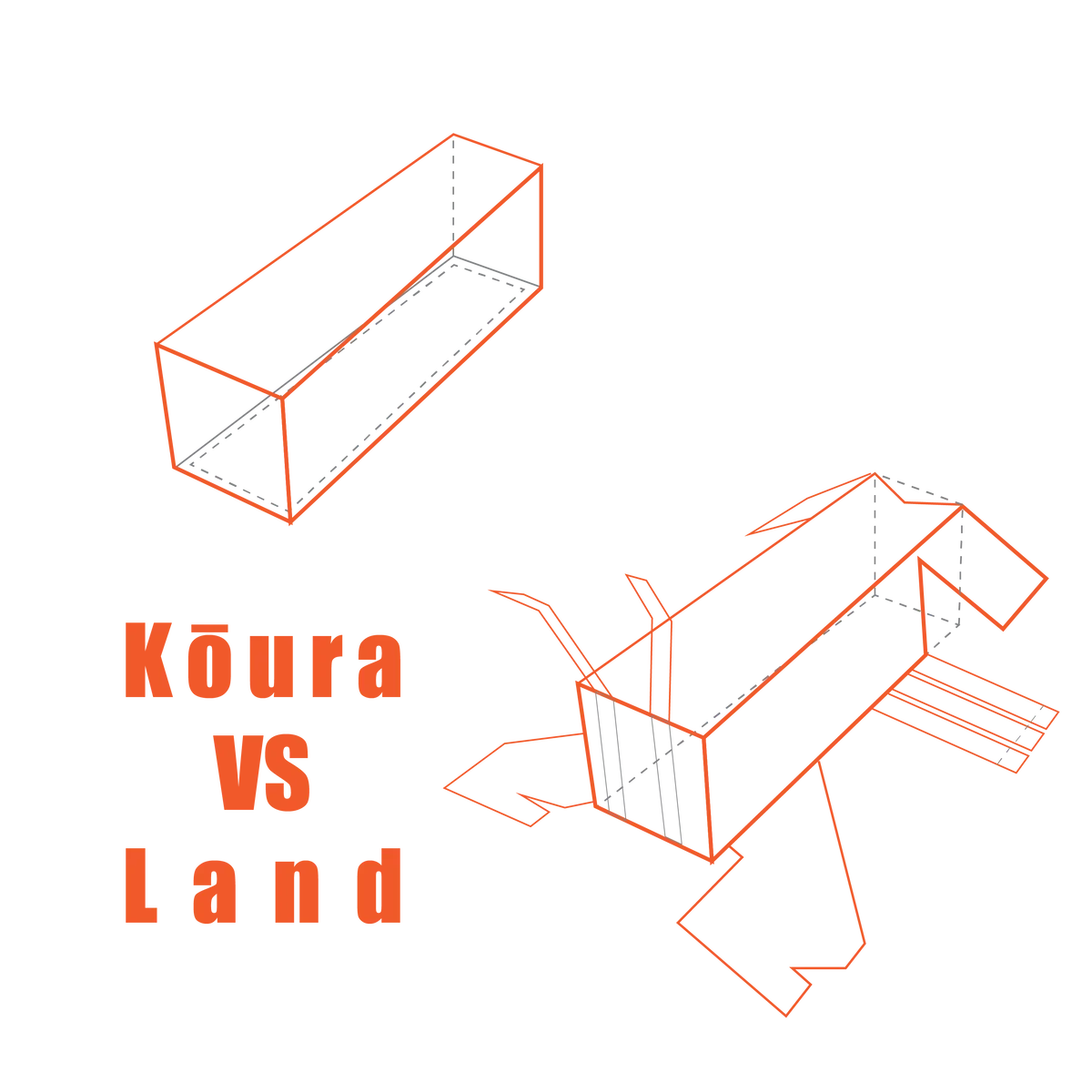 Kōura vs Land