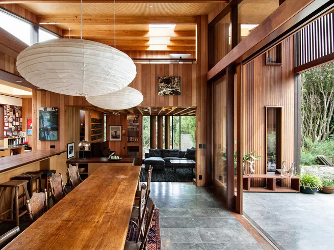 Ohariu housedining room and terrace2 of 6