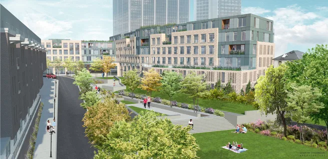 Speedwell avenue rendering over park 2